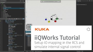 KUKA iiQWorks: Simulate inputs & outputs mapping and signal control in RCS