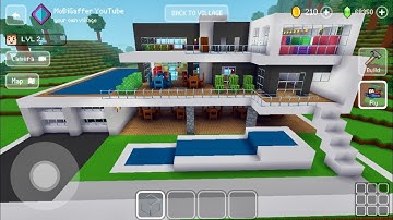 Block Craft 3D: Building Simulator Games For Free Gameplay#2060 (iOS & Android) | Modern House 🏠