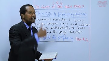 KCSE_CRE  - FORM 3 - GIFT OF THE HOLY SPIRIT