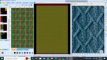 How to Knit the Aran Diamonds Stitch Knitting Pattern.