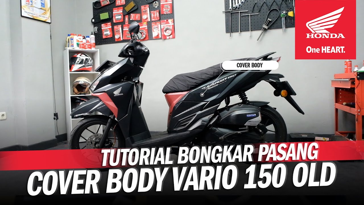 Tutorial Bongkar Pasang Cover Body Honda Vario 150 Old #hondacengkareng #honda #vario150old