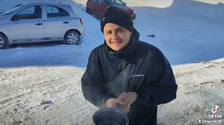 agua hirviendo se congela en segundos a 30 grados bajo cero  Canadá 🇨🇦