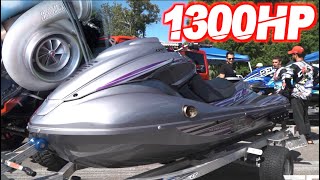 1300HP Turbo Jetski 115MPH + $20,000 Grudge Race! (65PSI OF BOOST + NITROUS!)