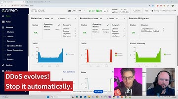 Network and DDoS protection with Corero