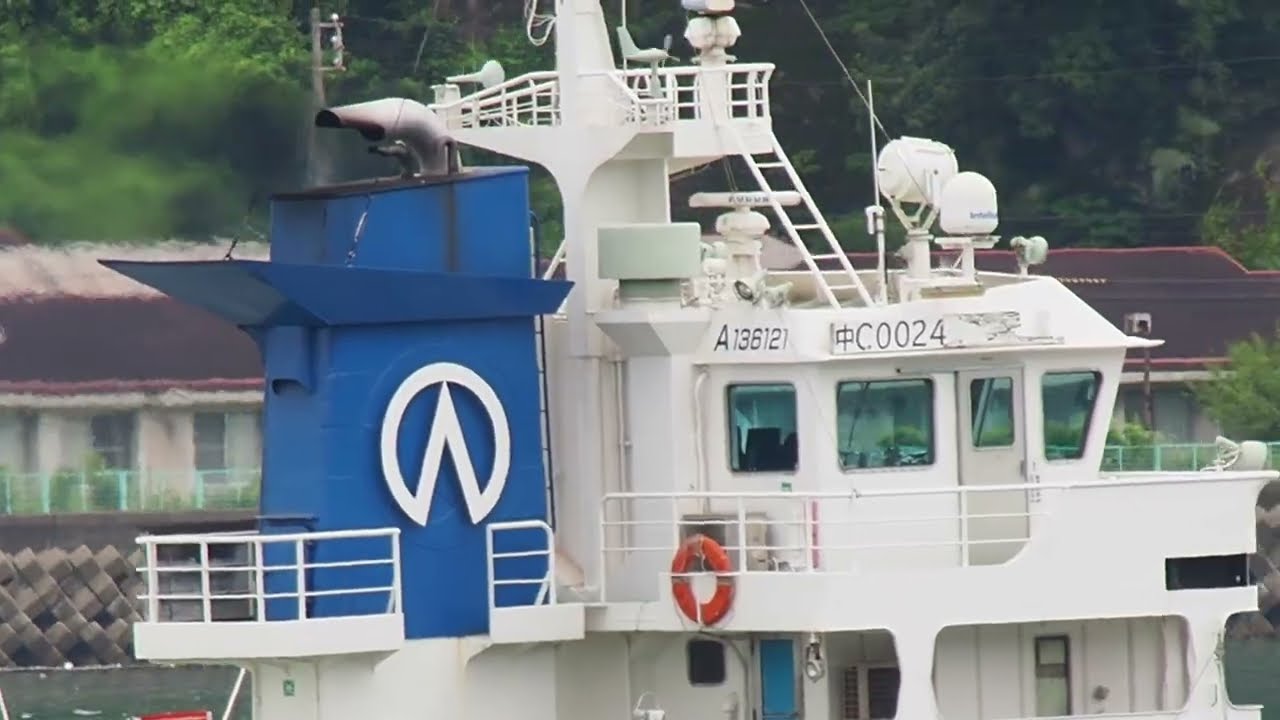 音戸の瀬戸を行き交う船(2026/4/2）2025年度岡山海運・淀鋼商事の貨物