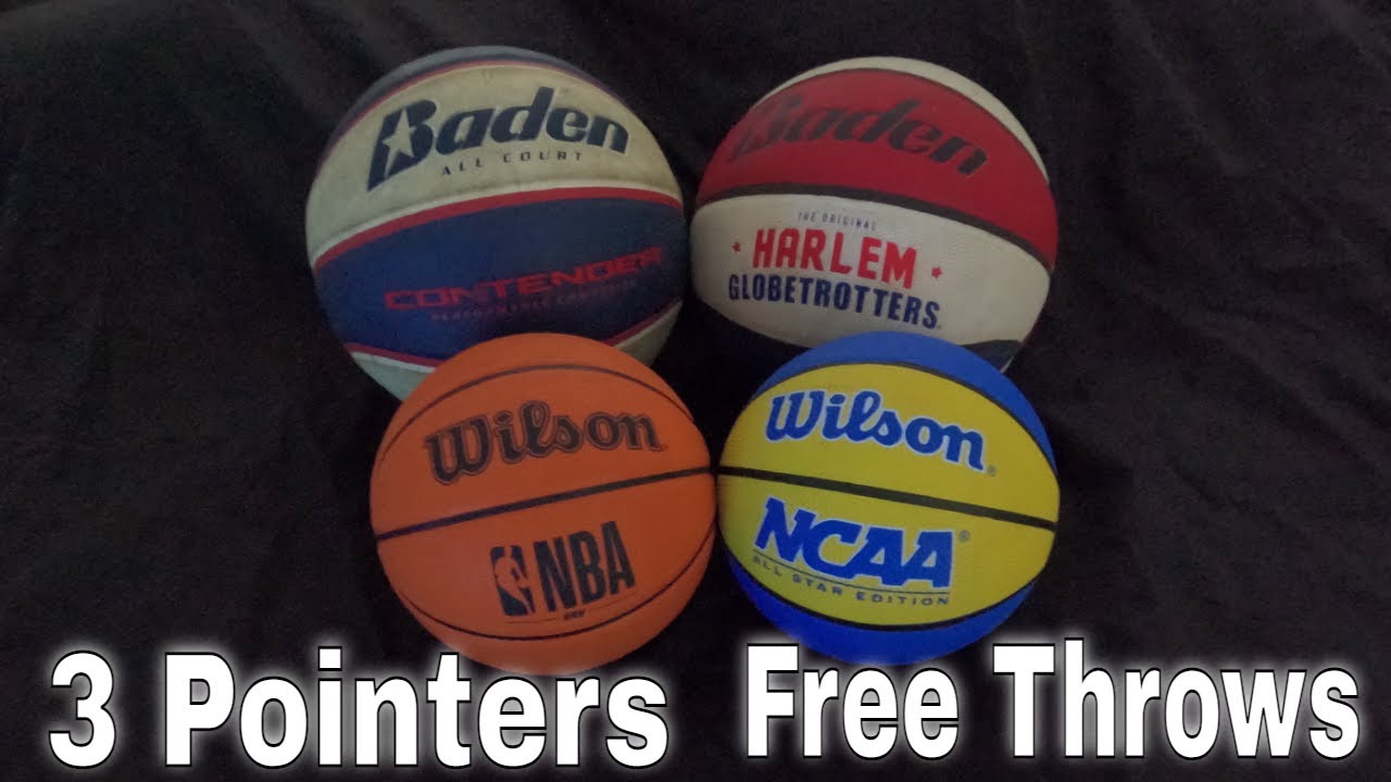 🏀3 Point Shots and Free Throws | Wilson Mini Basketball Size 3 and ...