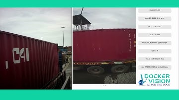 AI-powered Gate OCR, dOCR for container terminal gate automation,port automation technology.