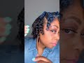 Taking down my twist and curl with color  shorts