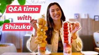 MASSIVE Strawberry and Peach Parfait Towers + Q&A with Shizuka
