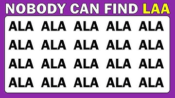 Quick Eyes test 👀 | Find the Odd One Out - Number and Later test