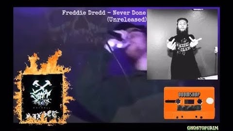 Freddie Dredd - Never Done (Unreleased) (Visualizer) #Freddiedreddsvault