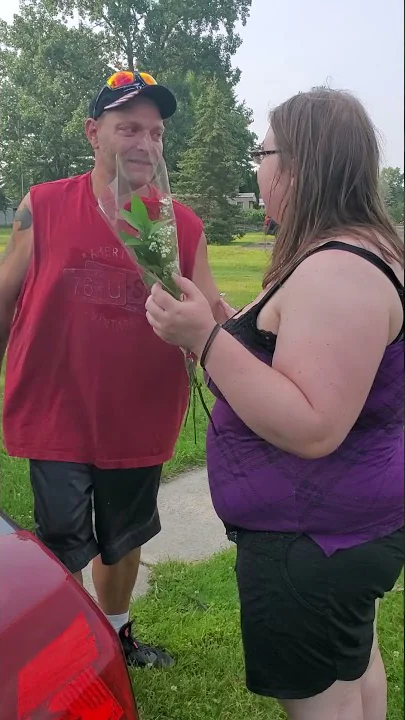 Tommy proposing to Jeanette 7/4/2021