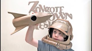 How to make a cardboard Astronaut Helmet