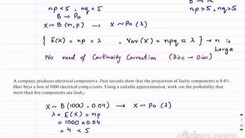 A Level Math 9709 - S2 Poisson Distribution - Lecture 4 by Sir Ahsan Abdullah Patel - Past Papers