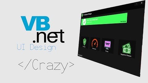 Vb.Net Programing Antivirus Modern Flat Design