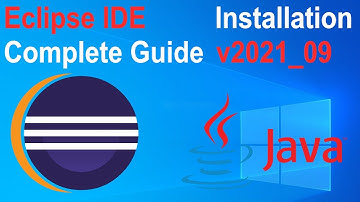 How to install Eclipse IDE on Windows 10 (2021-09) [ 2021 Update ] Eclipse with JAVA 17 Installation