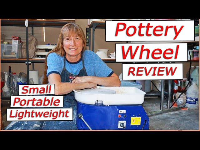 Tiny portable potter's wheel lets you throw down your clay and
