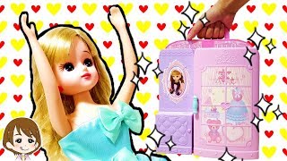 リカちゃんのドレスルームを開封！手作りDIYでハンガー作ってみた キャラメル