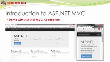 ASP.NET MVC (Lesson07) - Demo Ứng Dụng ASP.NET MVC | TRUONG MINH TUAN OFFICIAL