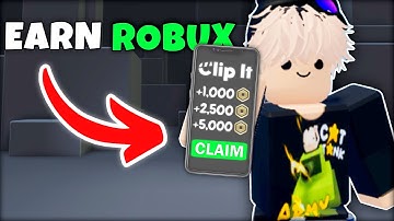 How to earn FREE ROBUX with Clip It Roblox