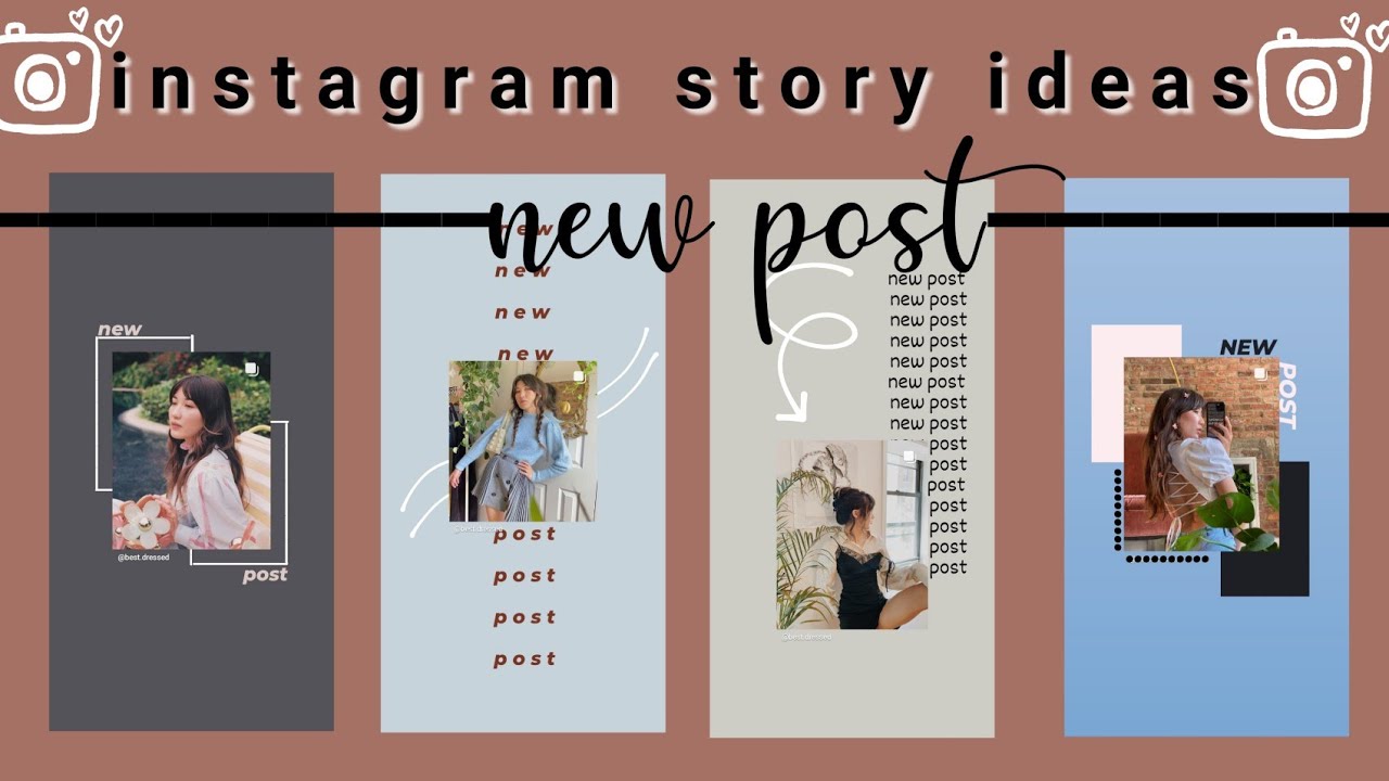 7 CREATIVE 'NEW POST' INSTAGRAM STORY IDEAS | Using IG APP only | - YouTube