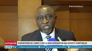 Dispositions de l'ONEC-C sur la non-intégration des experts comptables