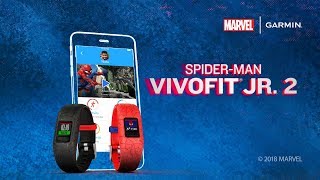 garmin vivofit jr 2 black spiderman