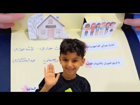 مشاريع وحدة أصدقائي وجيراني الصف الثاني أستاذ هاني غازي مدارس الهداية
