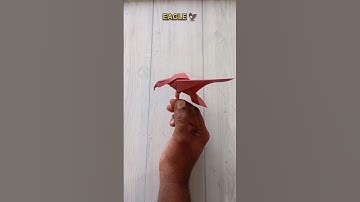 EAGLE ORIGAMI TUTORIAL FULL VIDEO| STEP BY STEP FOLDING PAPERCRAFT| BIRDS ORIGAMI