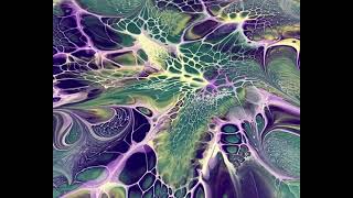 Emerald Bloom #shorts | Acrylic Pour Painting | Abstract | Fluid Art | Blooms Technique