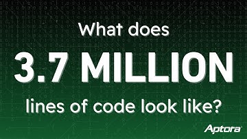 What does 3.7 million lines of code look like?