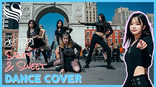 [KPOP IN PUBLIC] NYC Washington Square Park | aespa - Salty &amp; Sweet | Dance Cover