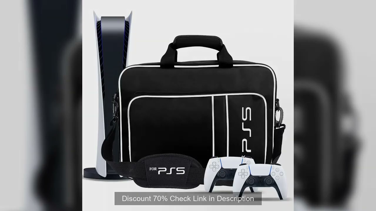 For PS5 Travel Case for PS5 Protective Case Bag Suitable for PS5 Disc/Digital Edition Console, Contr