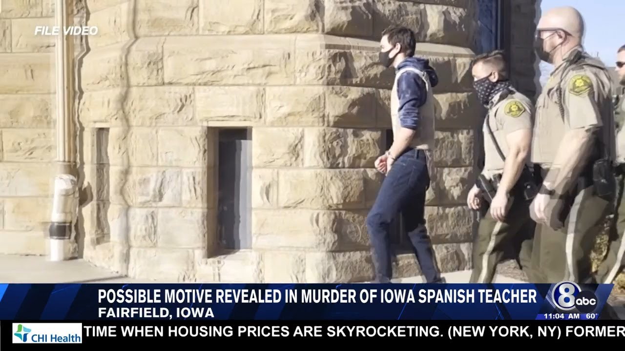 Possible motive revealed in Iowa murder of teacher