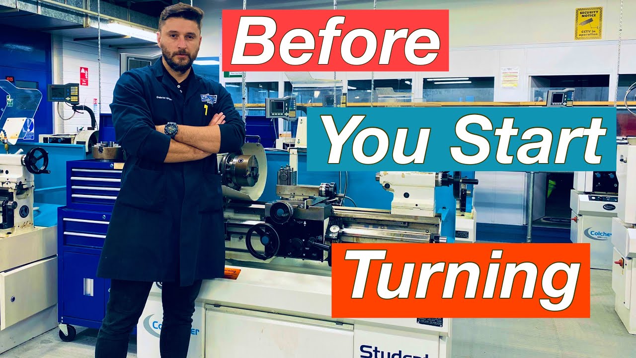How to use a lathe beginners (everything you need to do before start turning) YouTube