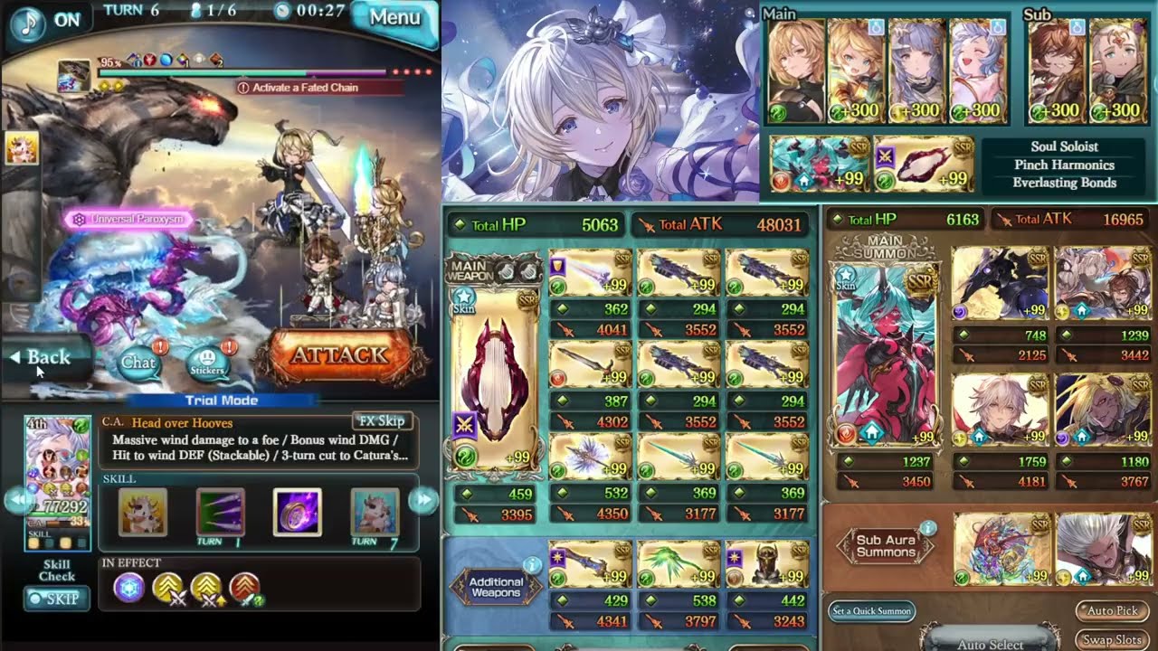【GBF】Hexa Wind Magna Solo No Destroyer / 【グラブル】天元ソロ 風マグナ