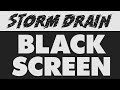 Storm Drain Dripping Water Black Screen | White Noise Black Screen, 10 Hours, Help Study and Focus
