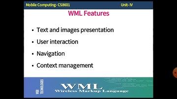 Mobile Computing Unit 4 Session 3 CSE III Year Sections