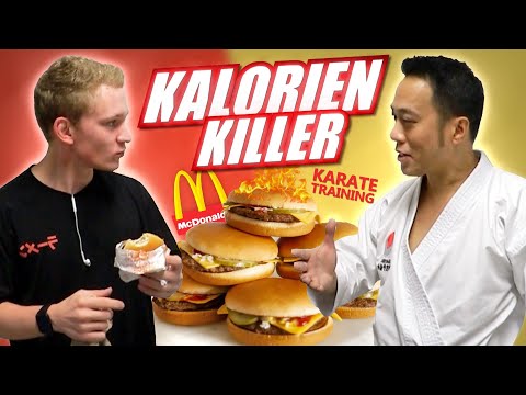 McDonald's KALORIEN VERBRENNEN beim KARATE TRAINING!