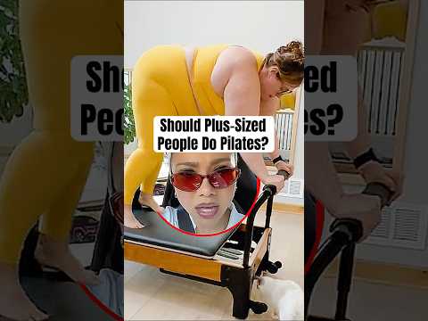Should Plus-Sized People Do Pilates? #shorts #pilates #bodypositivity