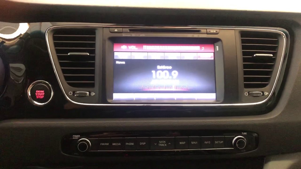 Kia Carnival Desbloqueio de imagem + Sintonizador TV HD - ArtsomAuto