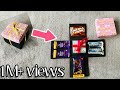 Explosion box with chocolates | chocolate box | birthday, anniversary, new year surprise gift