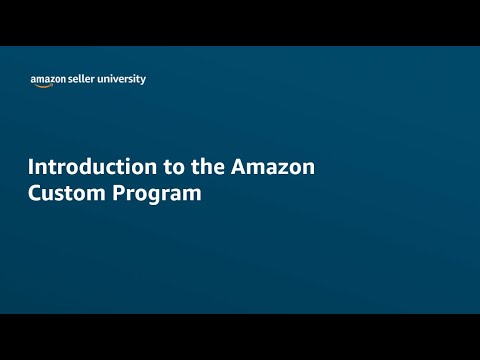 Vídeo: Què és Amazon Custom?