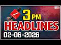 3PM Headlines | 02 -06 - 2026 | ముఖ్యాంశాలు | ZEE Telugu News