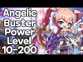 Angelic Buster PowerLevel 10-200 IN 19 MINS!