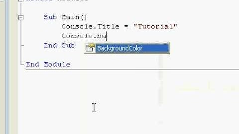 How to make a basic console app in VB2008 EXPRESS
