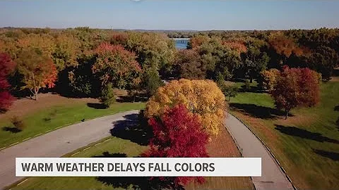 When will peak fall color arrive in West Michigan?