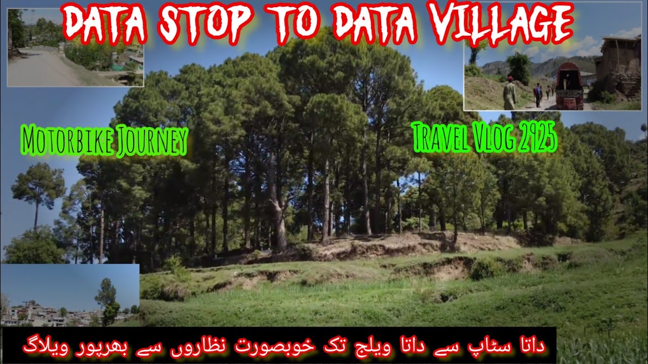 Motorbike Ride to Data Village | Hidden Countryside of Mansehra | Zarmas Vlogs Adventure