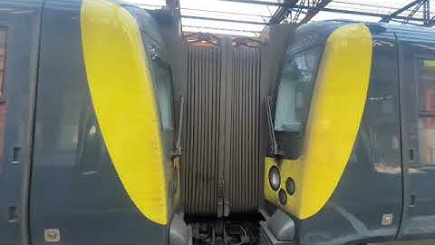 SWR class 444 separating at Bournemouth 