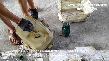 Hướng dẫn làm chậu chữ nhật khuôn abs | Khuôn Tổng Hợp